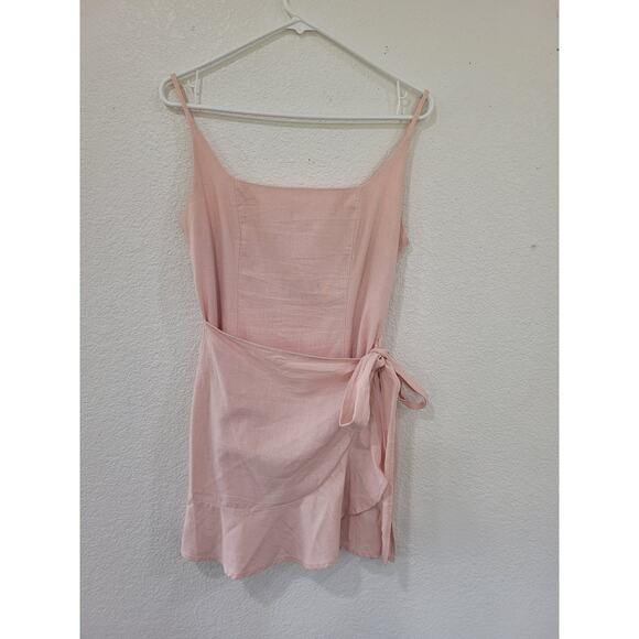 Princess Polly Women's Wrap Skirt Pink Dress size 8‎ #17 - Picture 1 of 5